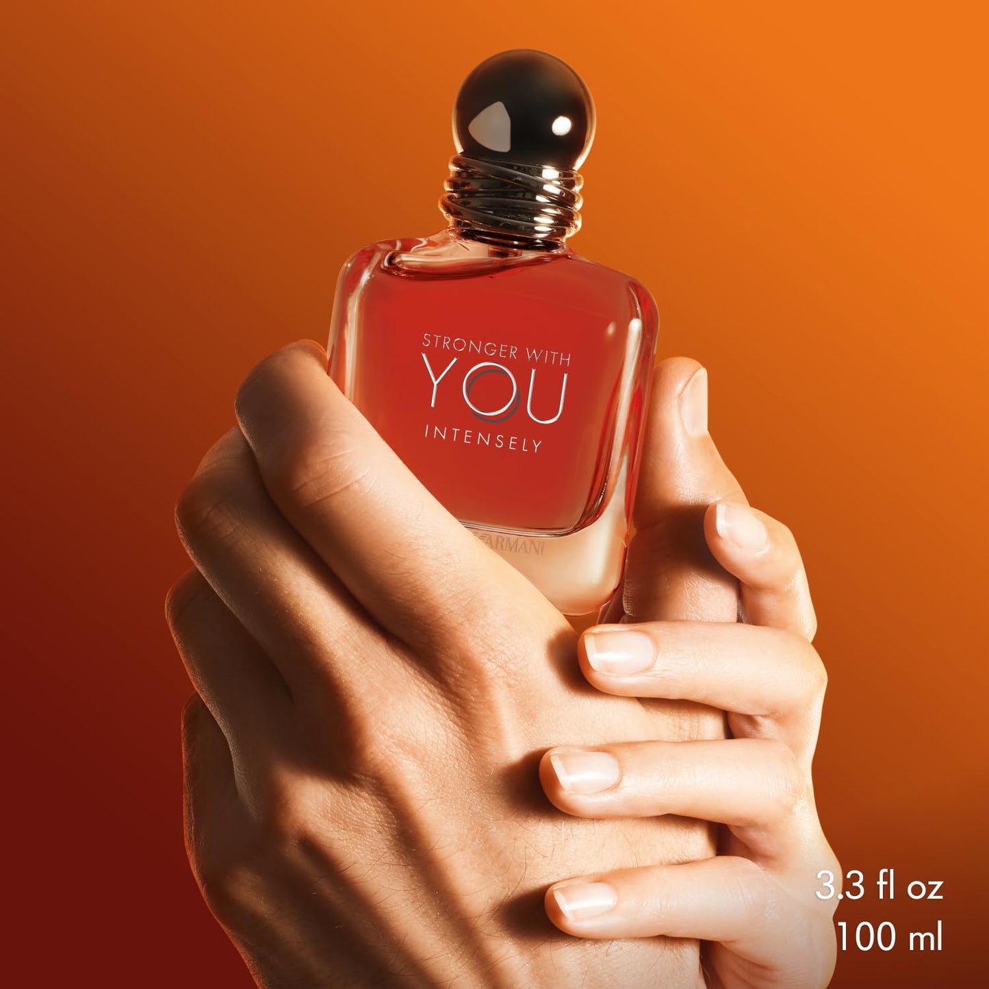 Armani Beauty - Stronger With You Intensely - Cologne for Men - Fougère Ambery Woody Men’s Fragrance - Pink Pepper, Lavender, Vanilla Notes - 1.7 Fl Oz