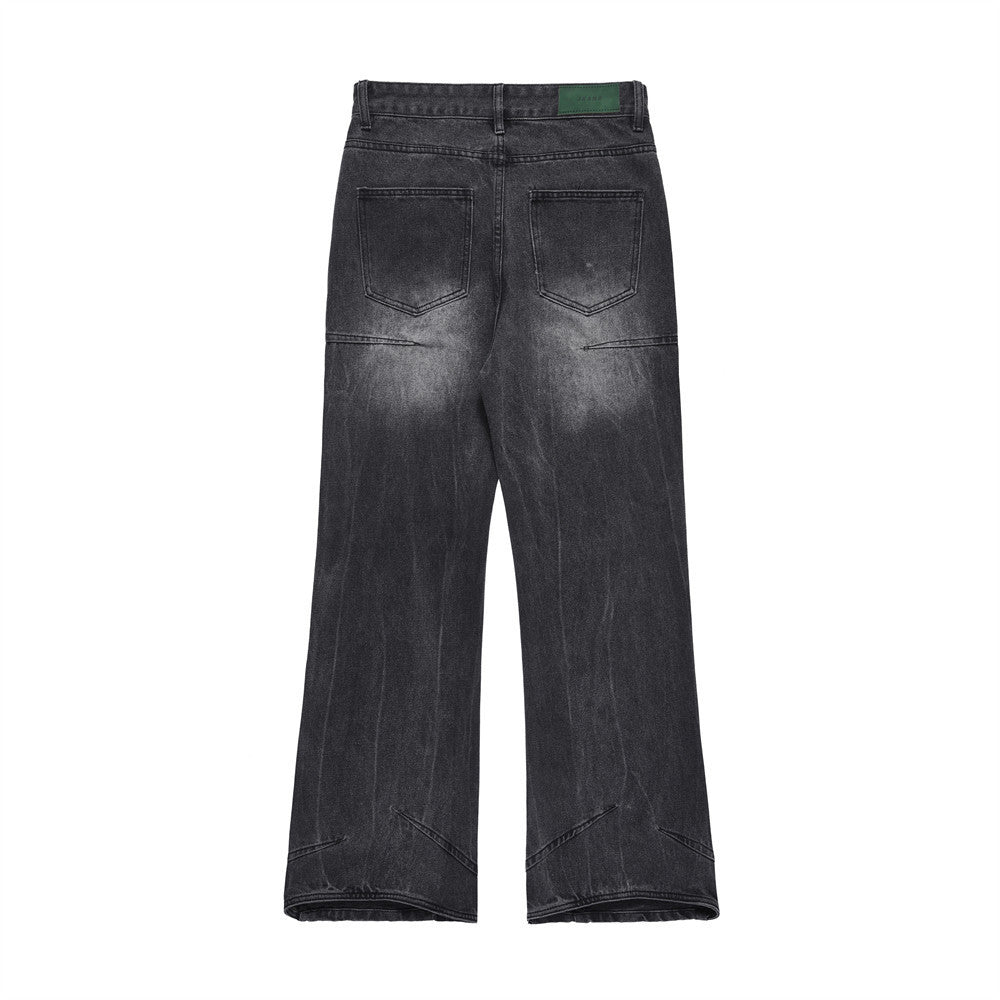 Faded Black Baggy Jeans Street Legend Edition