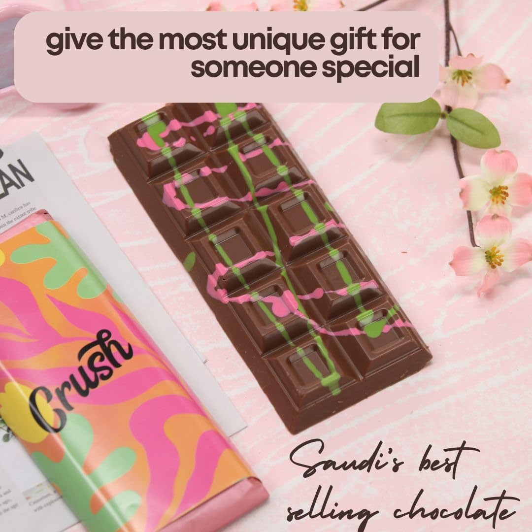 Crush Dubai Chocolate Bar (Pomegranate)