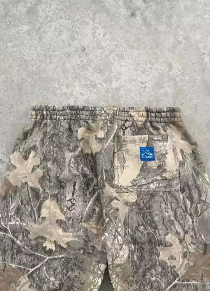 Camouflage Pattern Baggy Pants