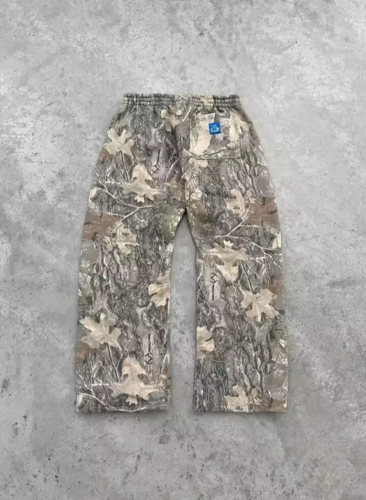 Camouflage Pattern Baggy Pants