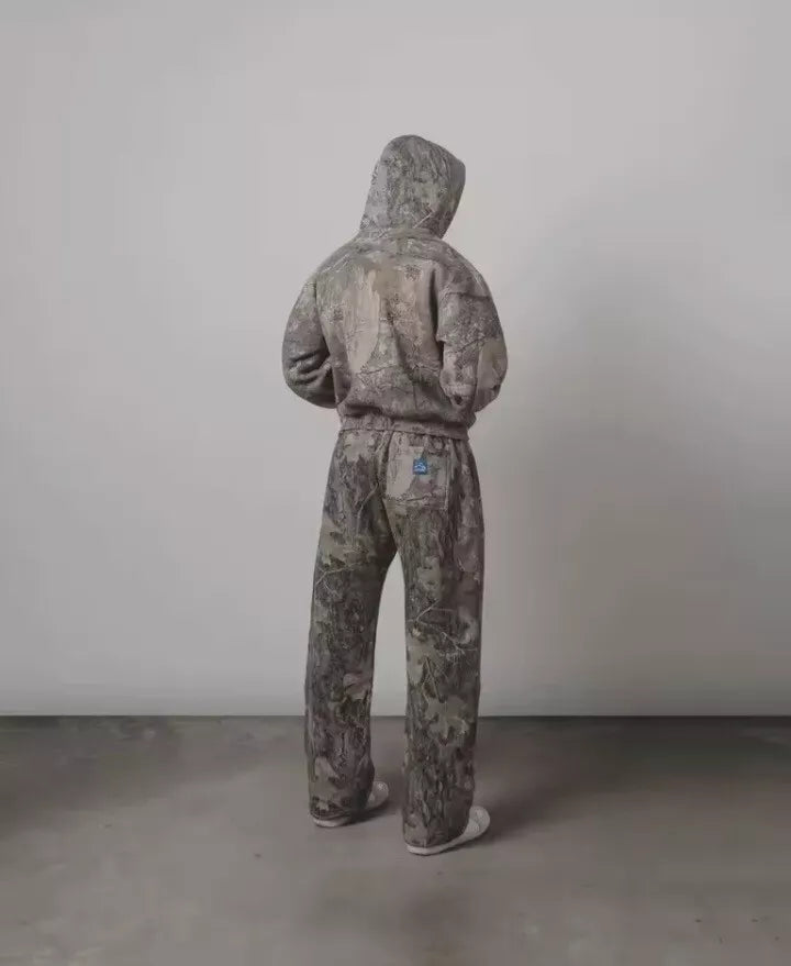 Camouflage Pattern Baggy Pants