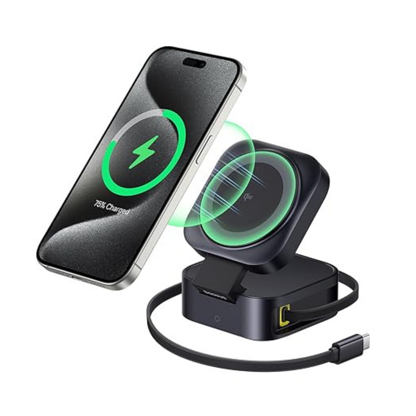 Baseus PicoGo W2 Qi2 Certified 15W Magnetic Wireless Charger Stand