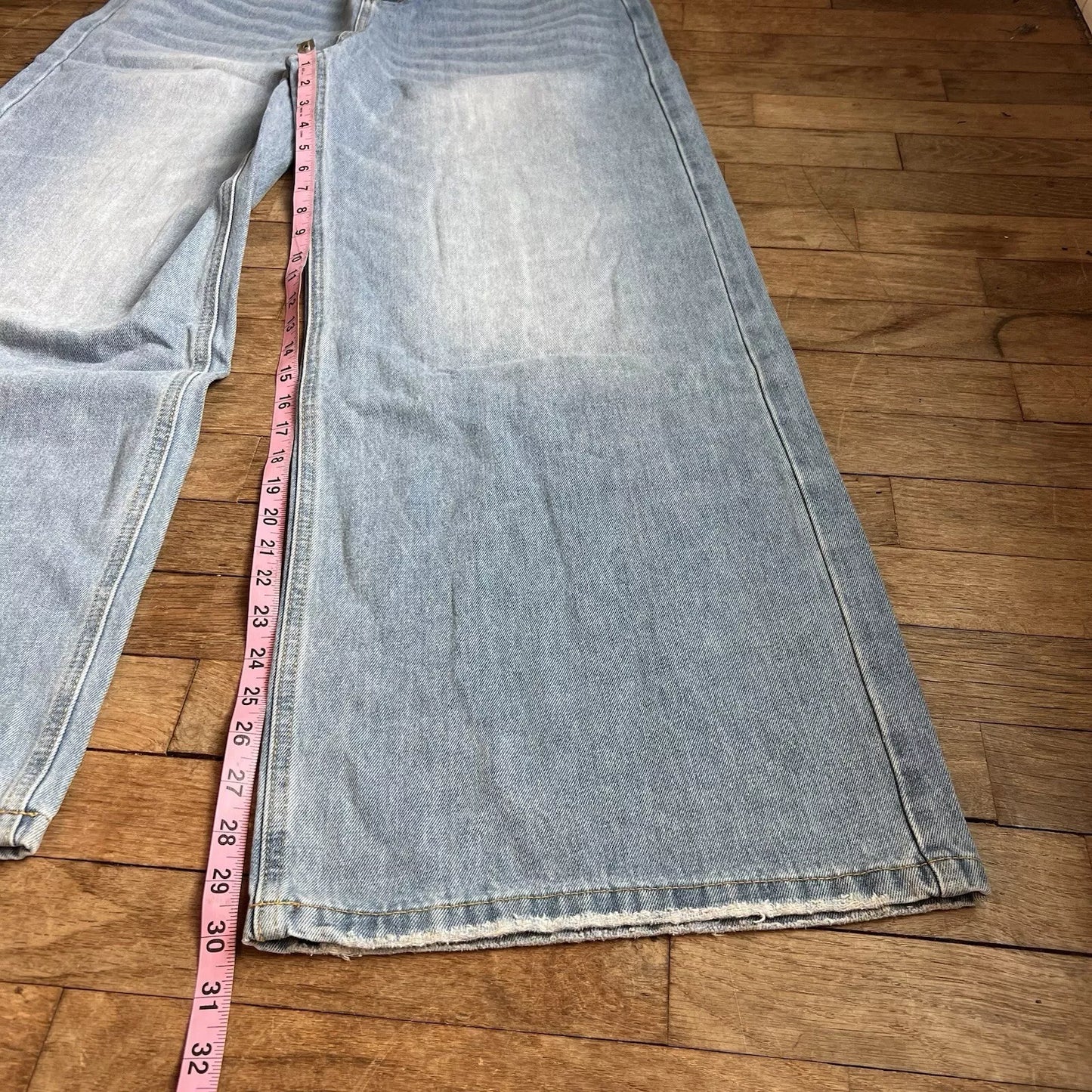 Endless Fade Wide-Leg Jeans with Y2K Skater Vibes